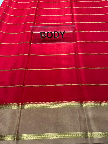 Pure Mysore Silk Saree.