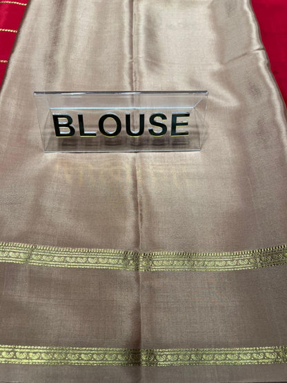 Pure Mysore Silk Saree.