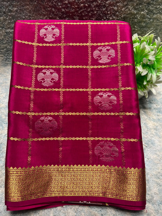 Pure Mysore Silk Saree.