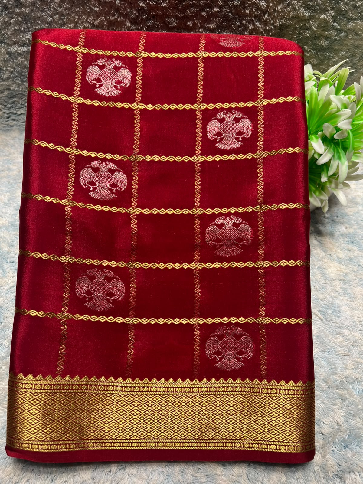 Pure Mysore Silk Saree.