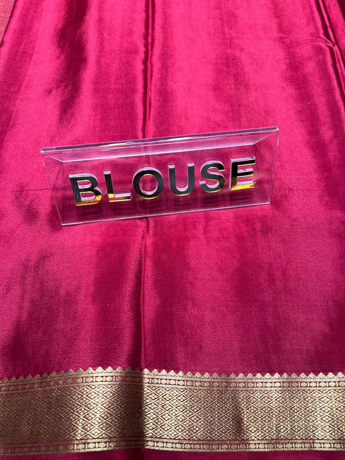 Pure Mysore Silk Saree.