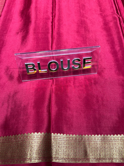 Pure Mysore Silk Saree.