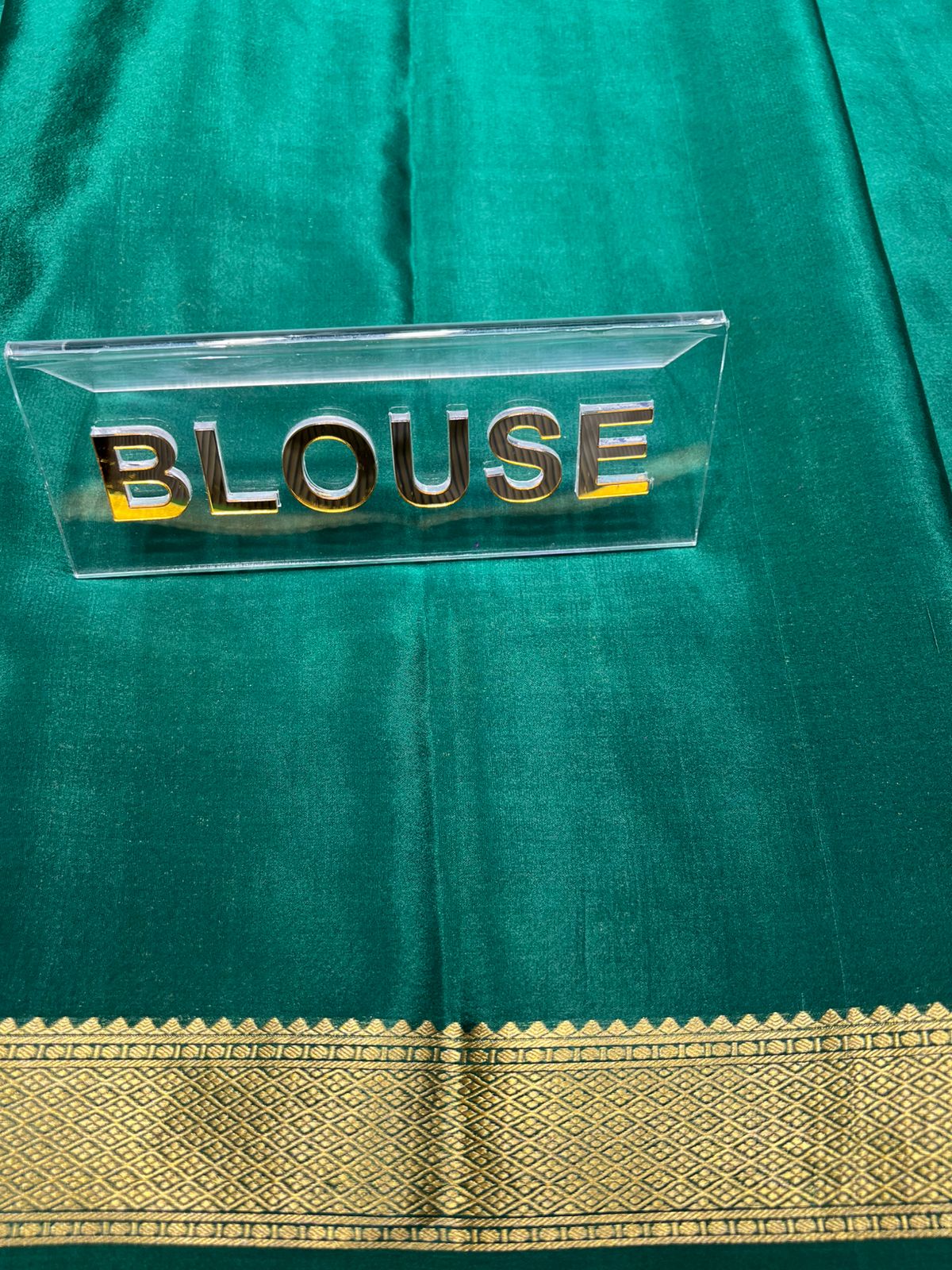 Pure Mysore Silk Saree.