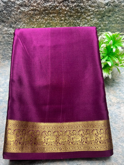 Pure Mysore Silk Saree.