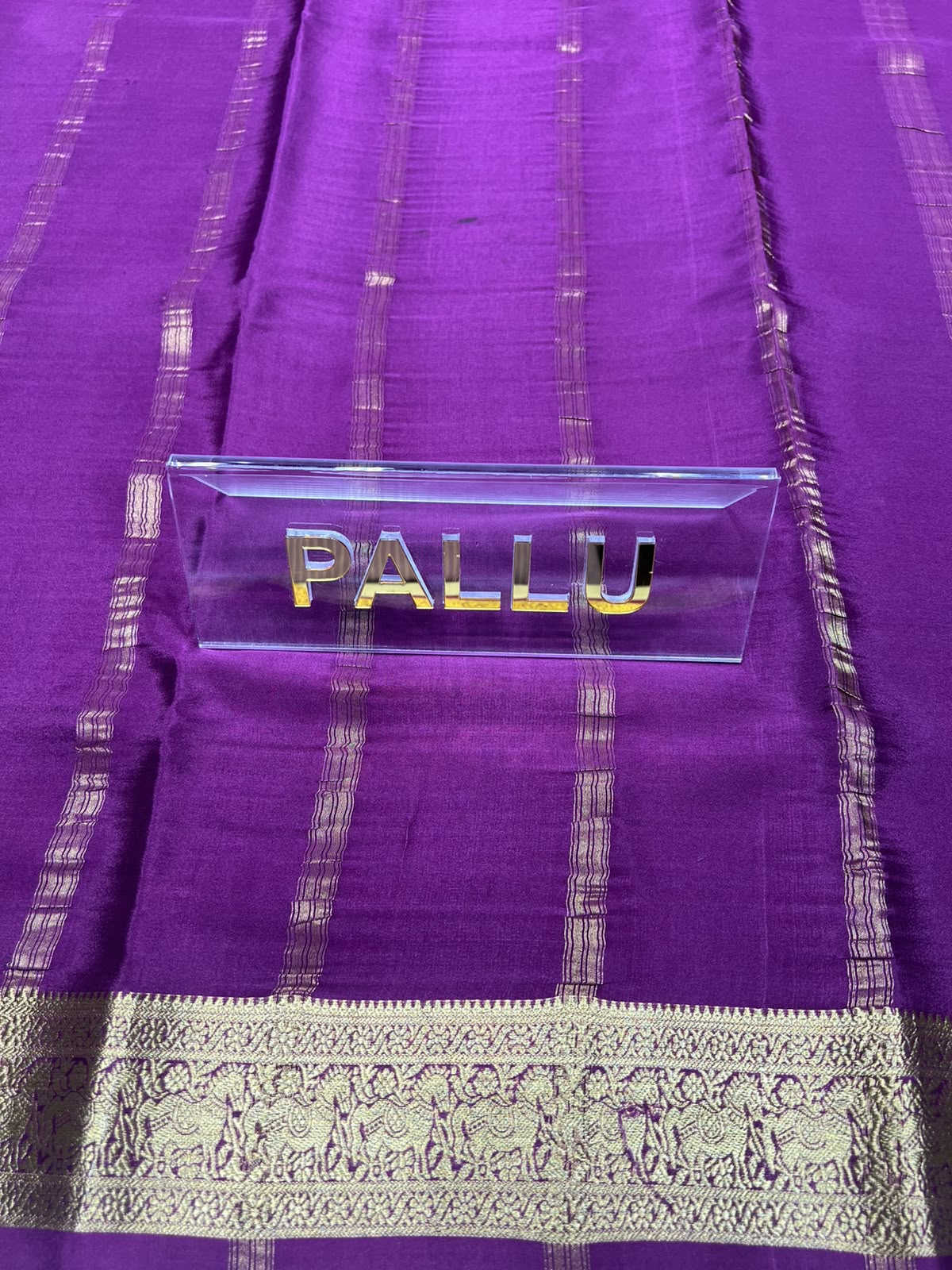 Pure Mysore Silk Saree.