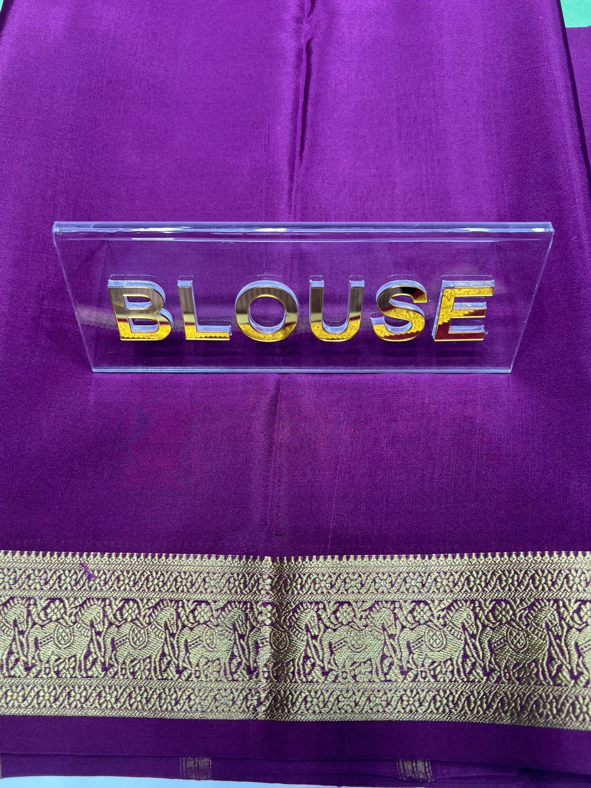 Pure Mysore Silk Saree.