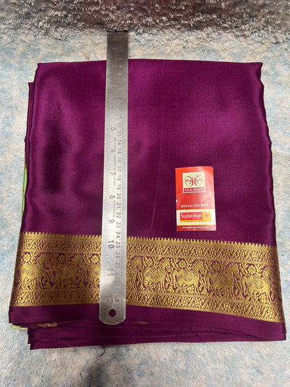 Pure Mysore Silk Saree.