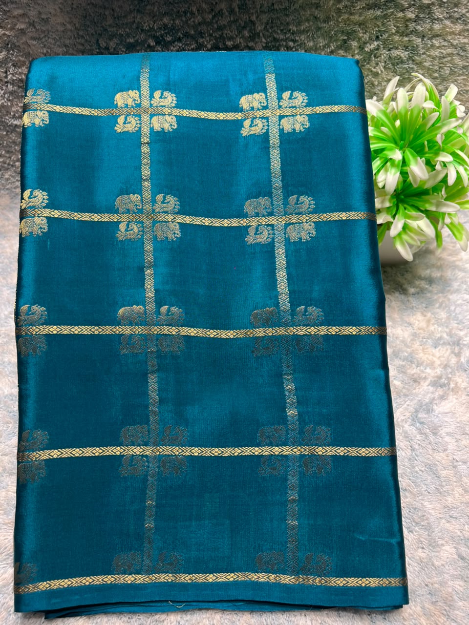 Pure Mysore Silk Saree.