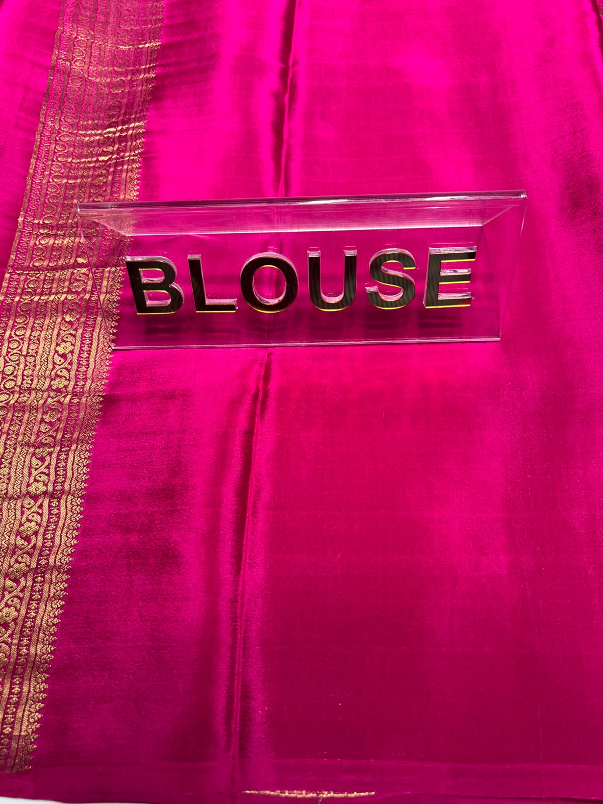 Pure Mysore Silk Saree.
