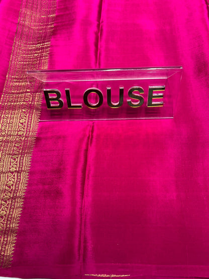 Pure Mysore Silk Saree.