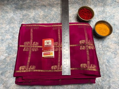 Pure Mysore Silk Saree.