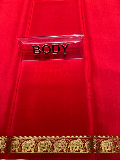 Pure Mysore Silk Saree.