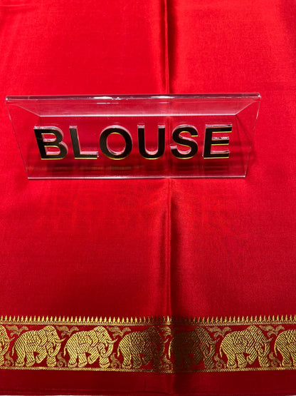 Pure Mysore Silk Saree.