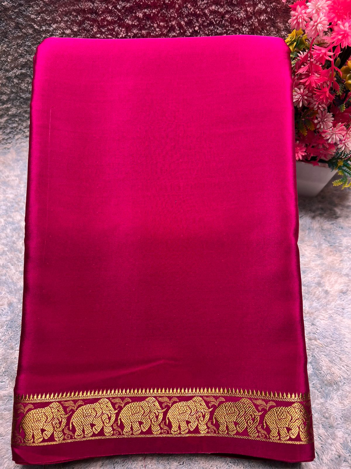 Pure Mysore Silk Saree.