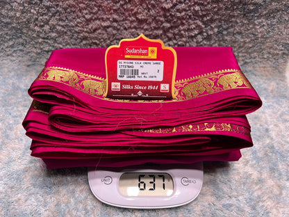 Pure Mysore Silk Saree.