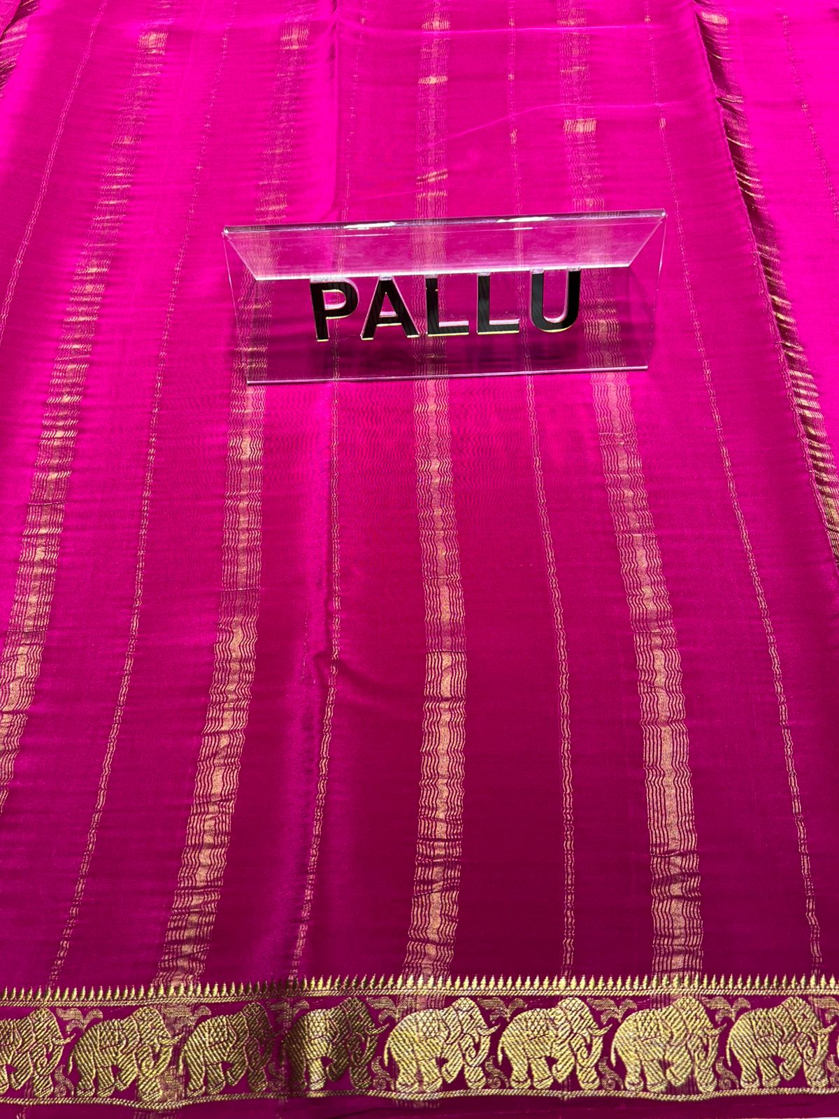Pure Mysore Silk Saree.