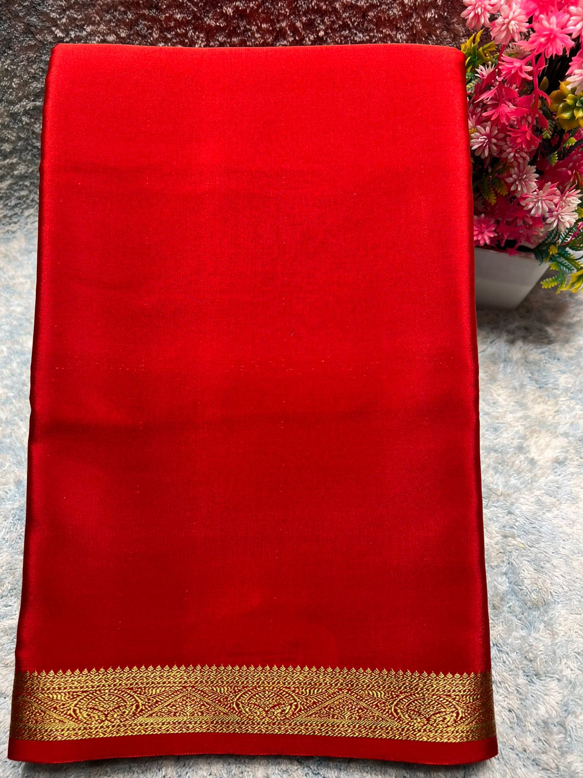 Pure Mysore Silk Saree.
