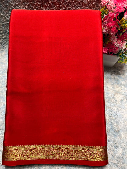 Pure Mysore Silk Saree.