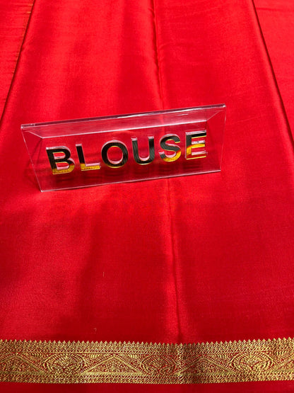 Pure Mysore Silk Saree.