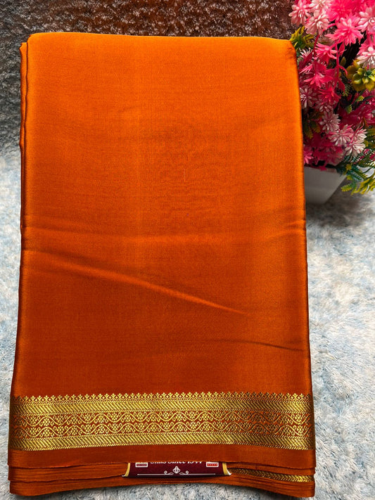 Pure Mysore Silk Saree.