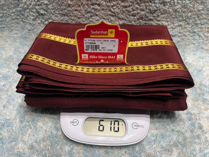 Pure Mysore Silk Saree.