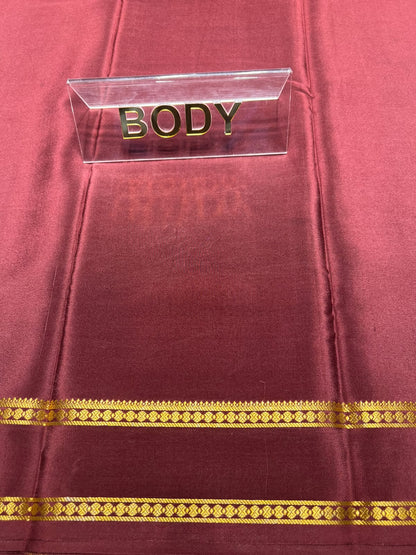 Pure Mysore Silk Saree.