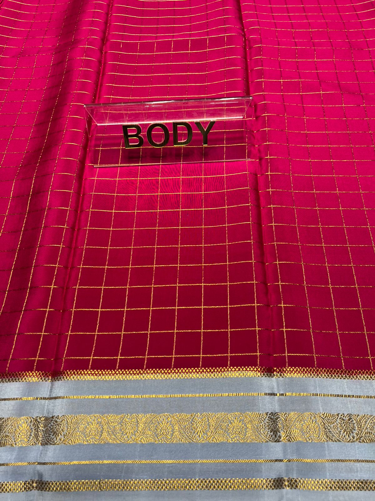 Pure Mysore Silk Saree.