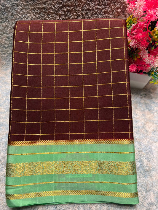 Pure Mysore Silk Saree.