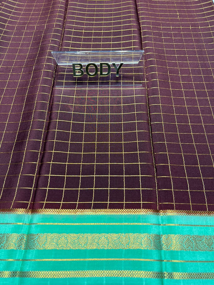 Pure Mysore Silk Saree.