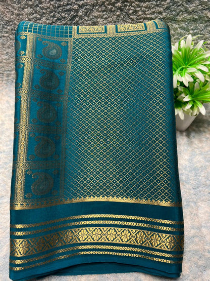 Pure Mysore Silk Saree.