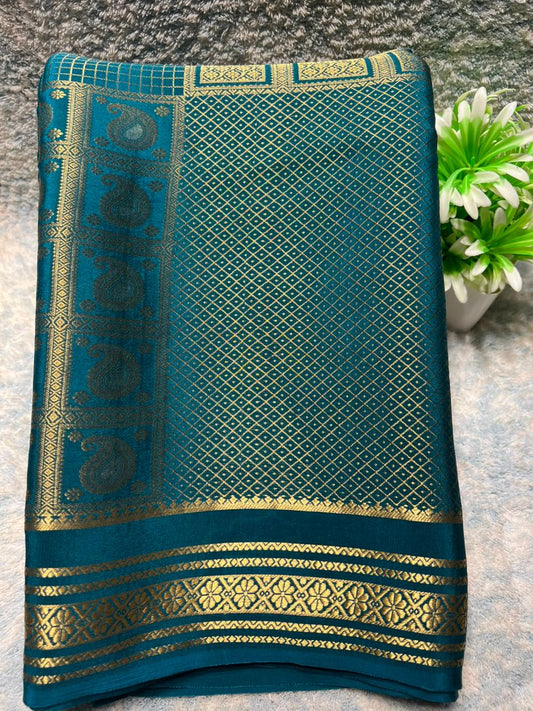 Pure Mysore Silk Saree.