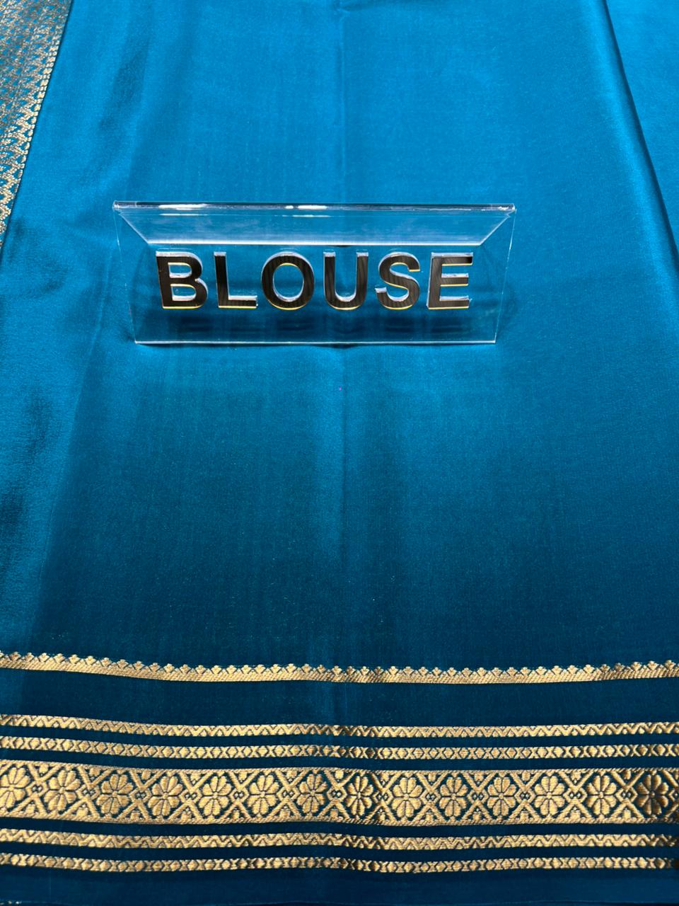 Pure Mysore Silk Saree.