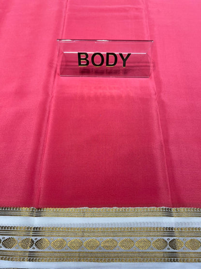 Pure Mysore Silk Saree.