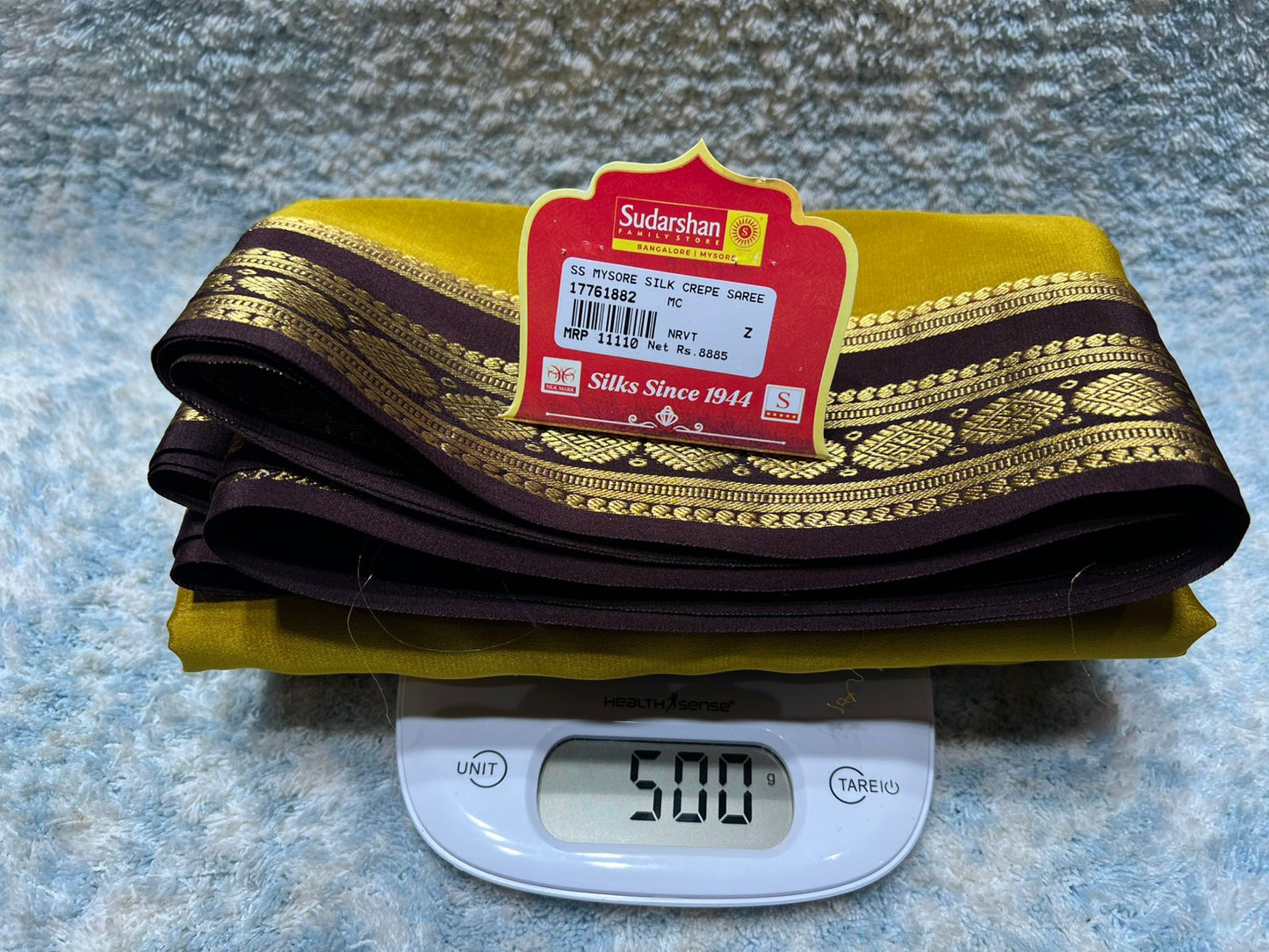 Pure Mysore Silk Saree.