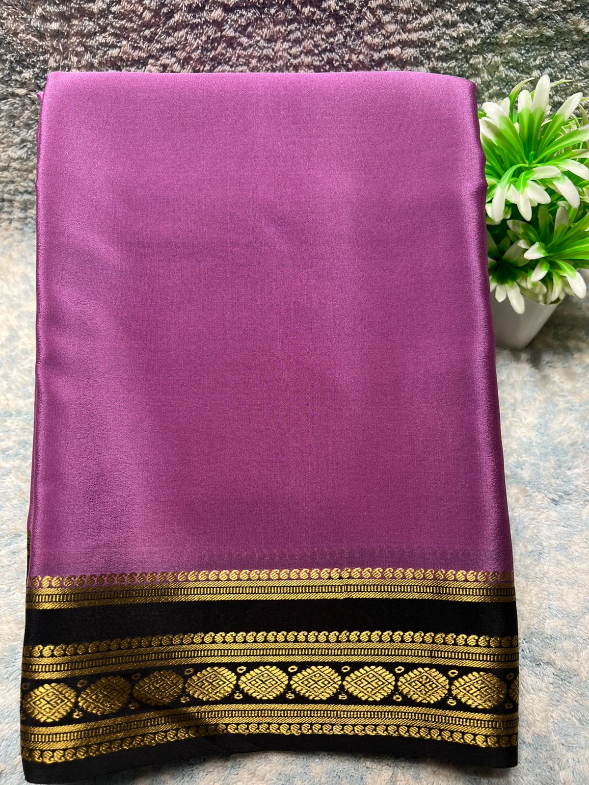 Pure Mysore Silk Saree.