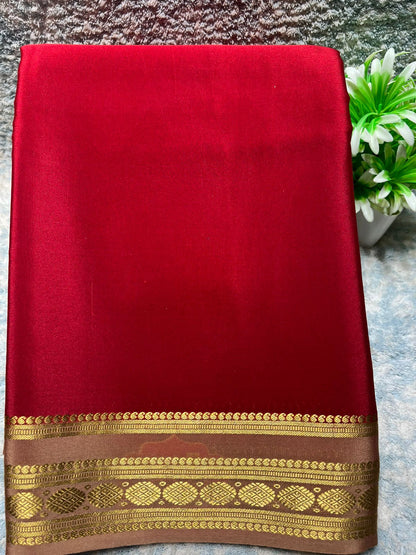Pure Mysore Silk Saree.