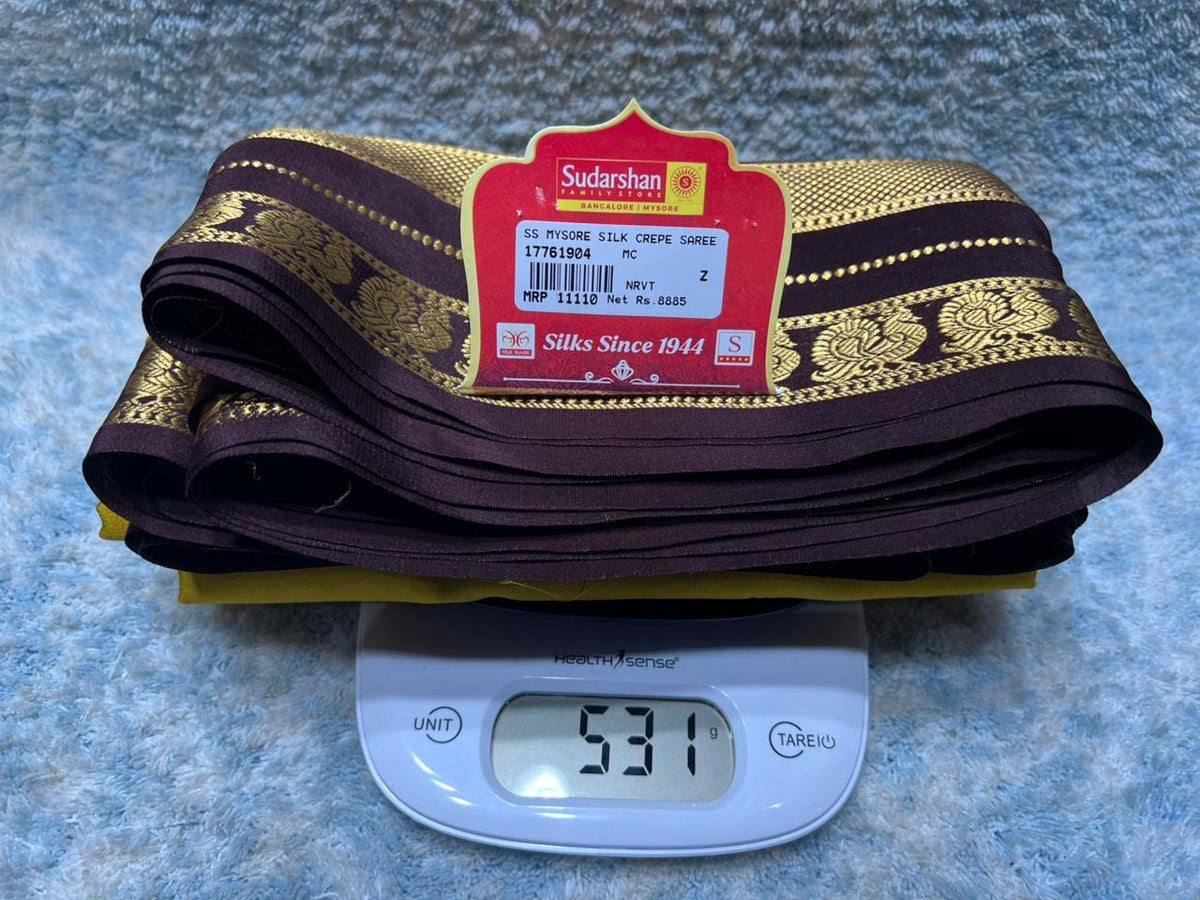 Pure Mysore Silk Saree.