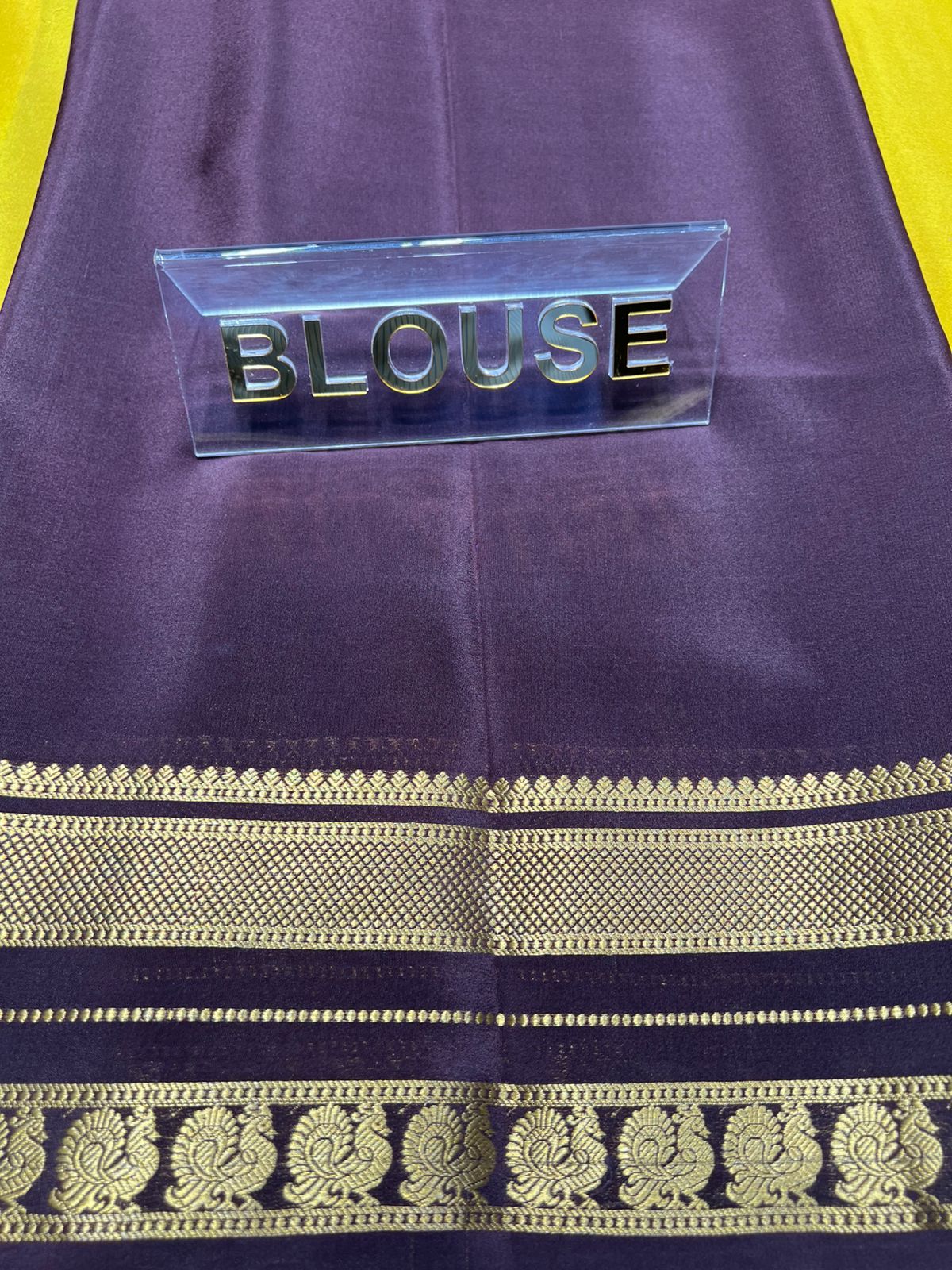 Pure Mysore Silk Saree.