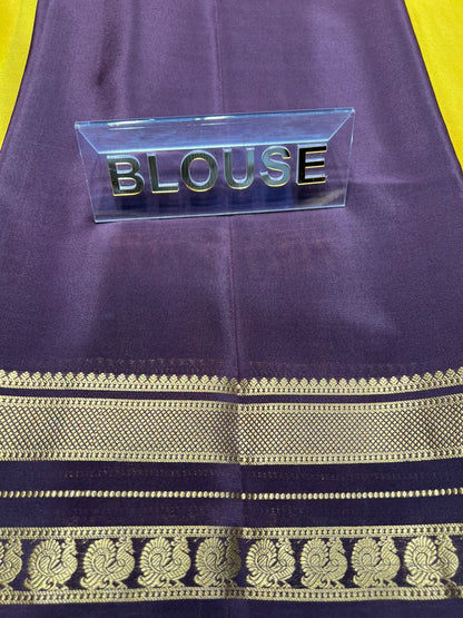 Pure Mysore Silk Saree.