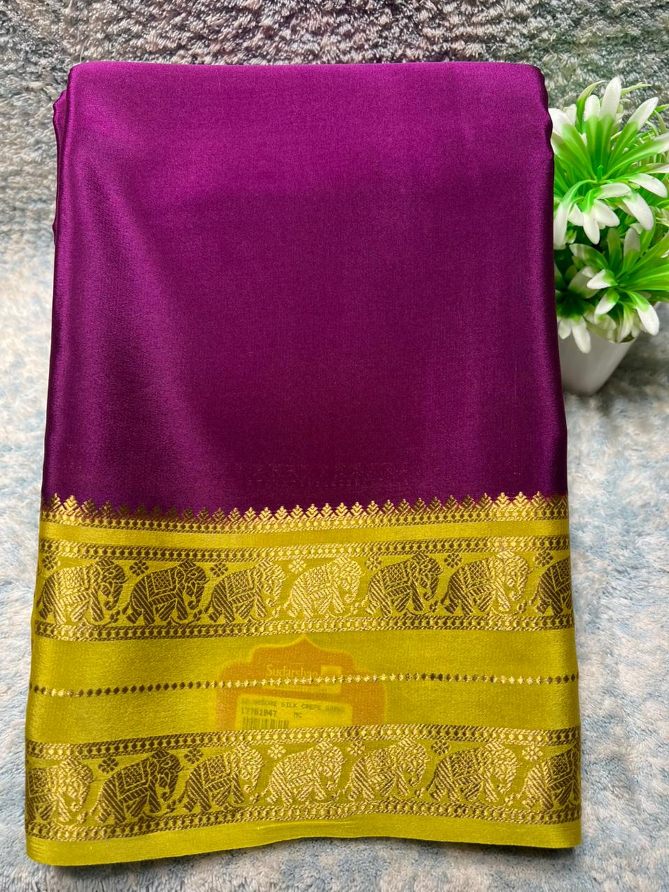 Pure Mysore Silk Saree.