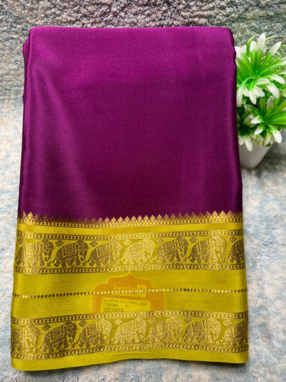 Pure Mysore Silk Saree.