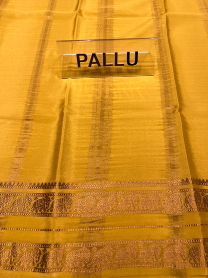 Pure Mysore Silk Saree.
