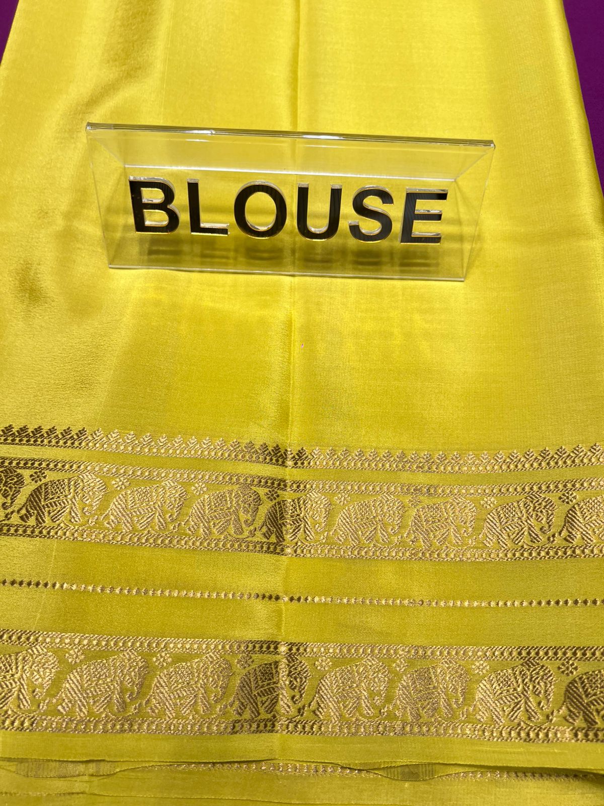 Pure Mysore Silk Saree.
