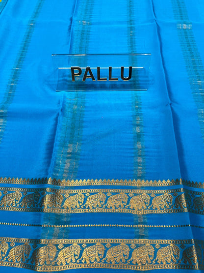 Pure Mysore Silk Saree.