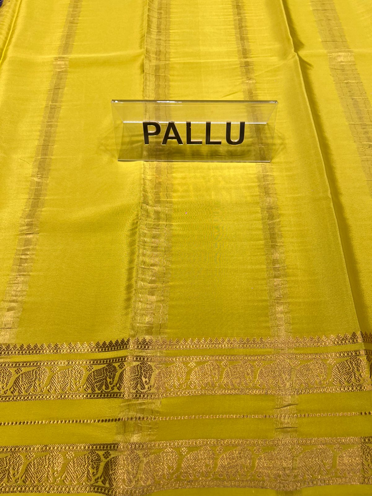 Pure Mysore Silk Saree.
