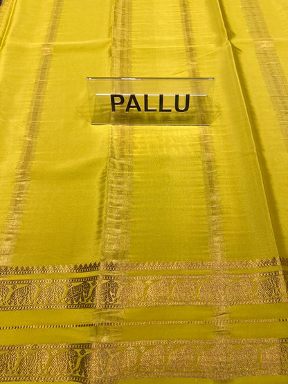 Pure Mysore Silk Saree.