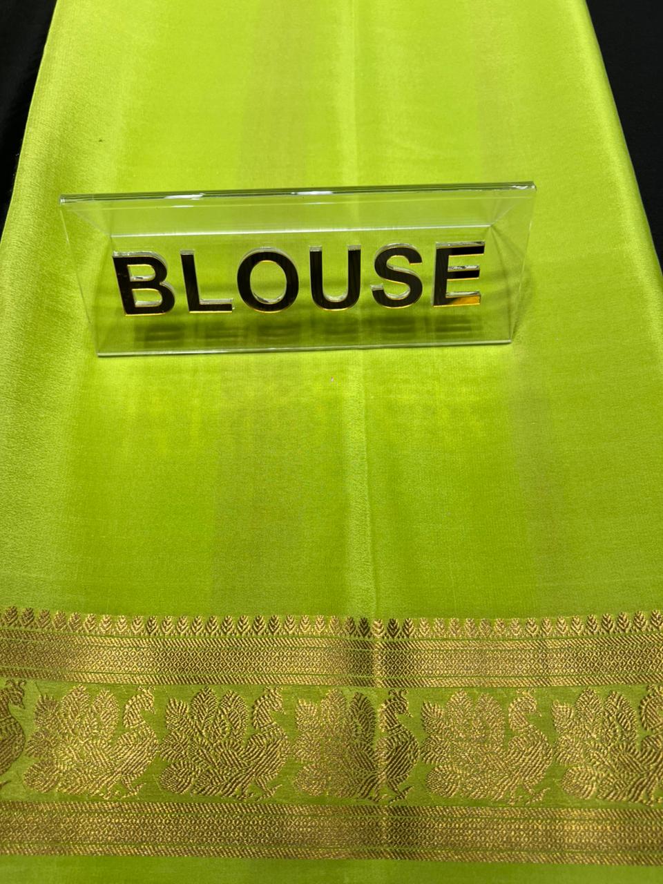 Pure Mysore Silk Saree.