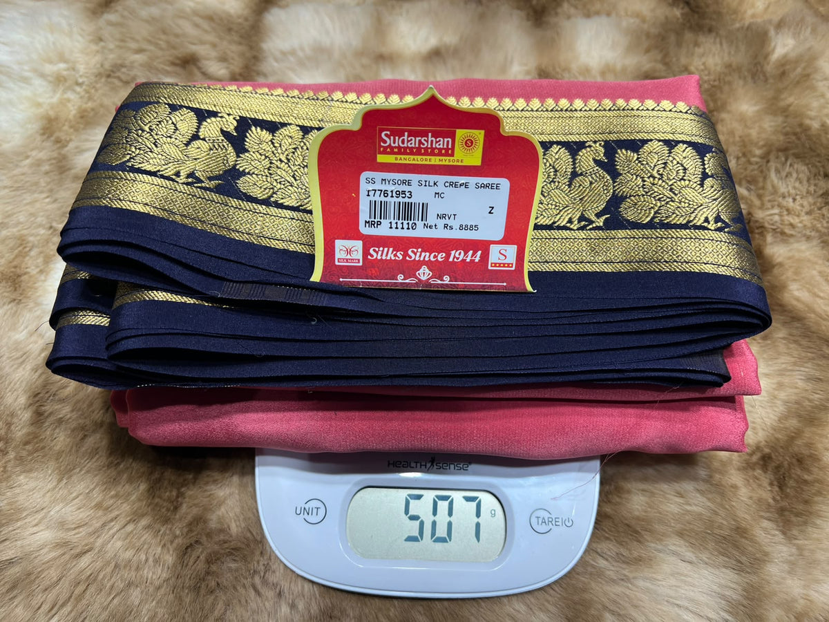 Pure Mysore Silk Saree.