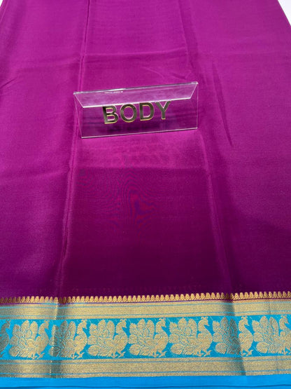 Pure Mysore Silk Saree.