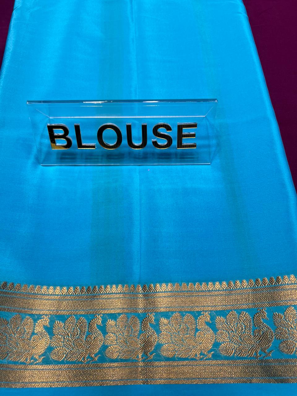 Pure Mysore Silk Saree.
